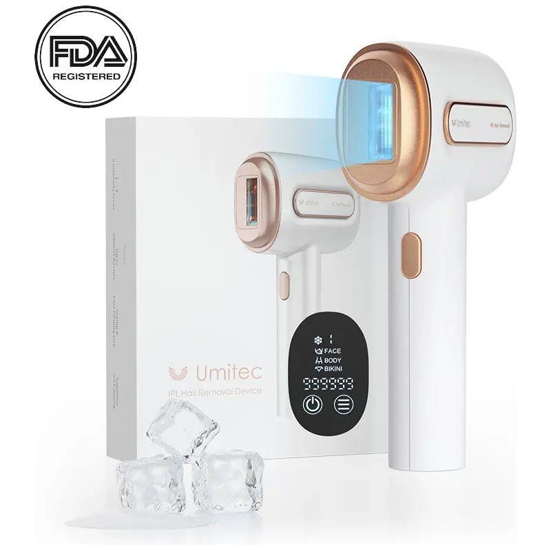 【48%OFF】IPL At-Home Ice-Cooling Laser Hair Removal Device with Sapphire Technology for Women and Men, Effortless and Comfort IPL Hair Removal Device for Body, Face, Bikini Line, Legs, Armpit, Unlimited Flashes, FDA Cleared
