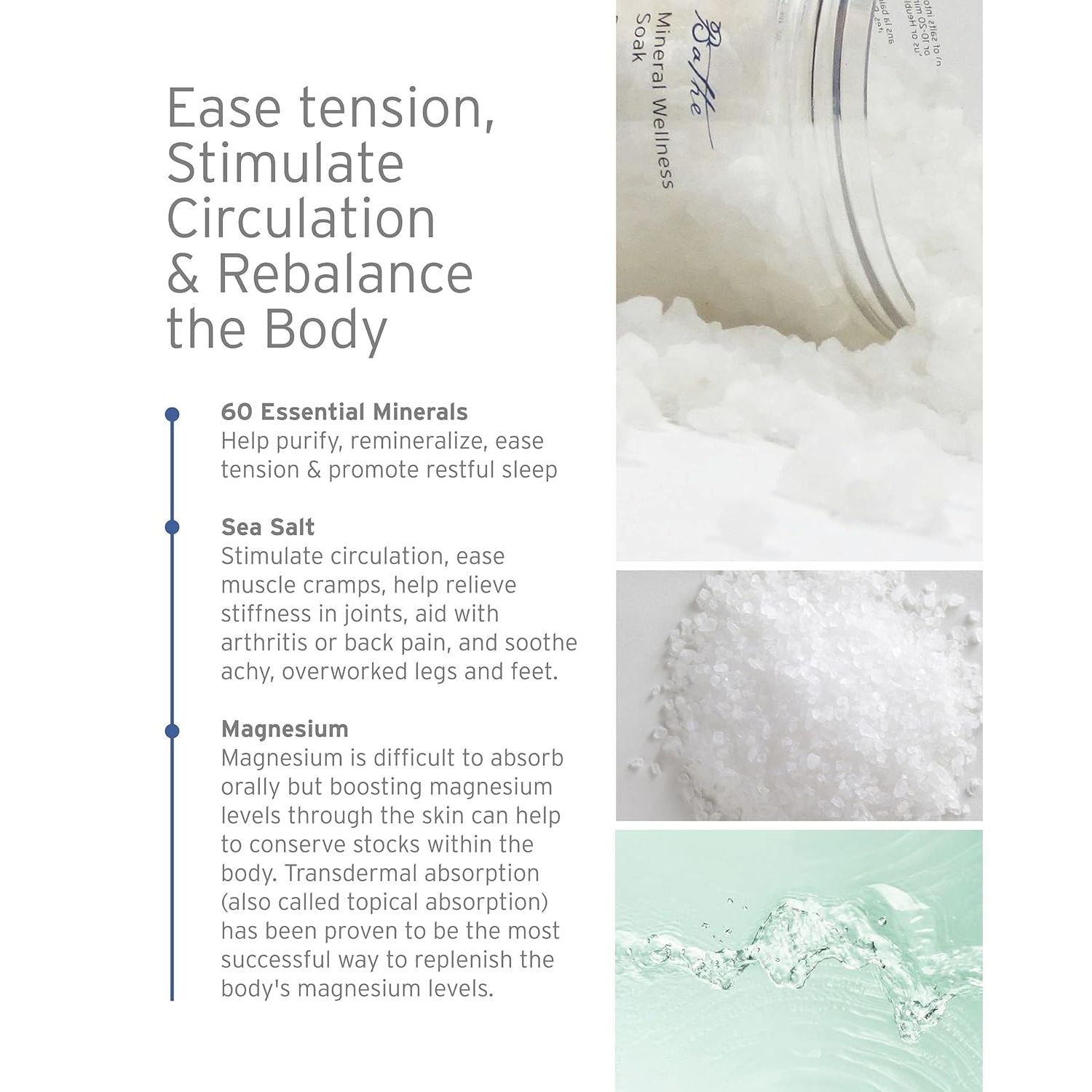 Kerstin Florian Bathe Mineral Wellness Soak – 453.6g | Spa-Quality Mineral Bath Salts