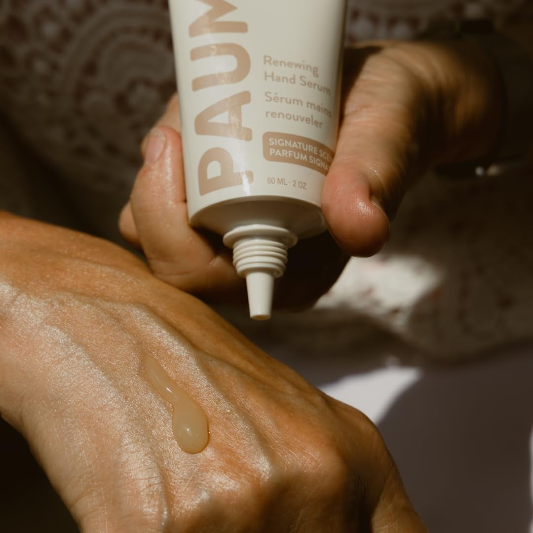 Renewing Hand Serum for Dry, Aging Skin with Hyaluronic Acid, Niacinamide and Vitamin C, Improve Skin Elasticity, Youthful-Looking Hands, 2 Oz