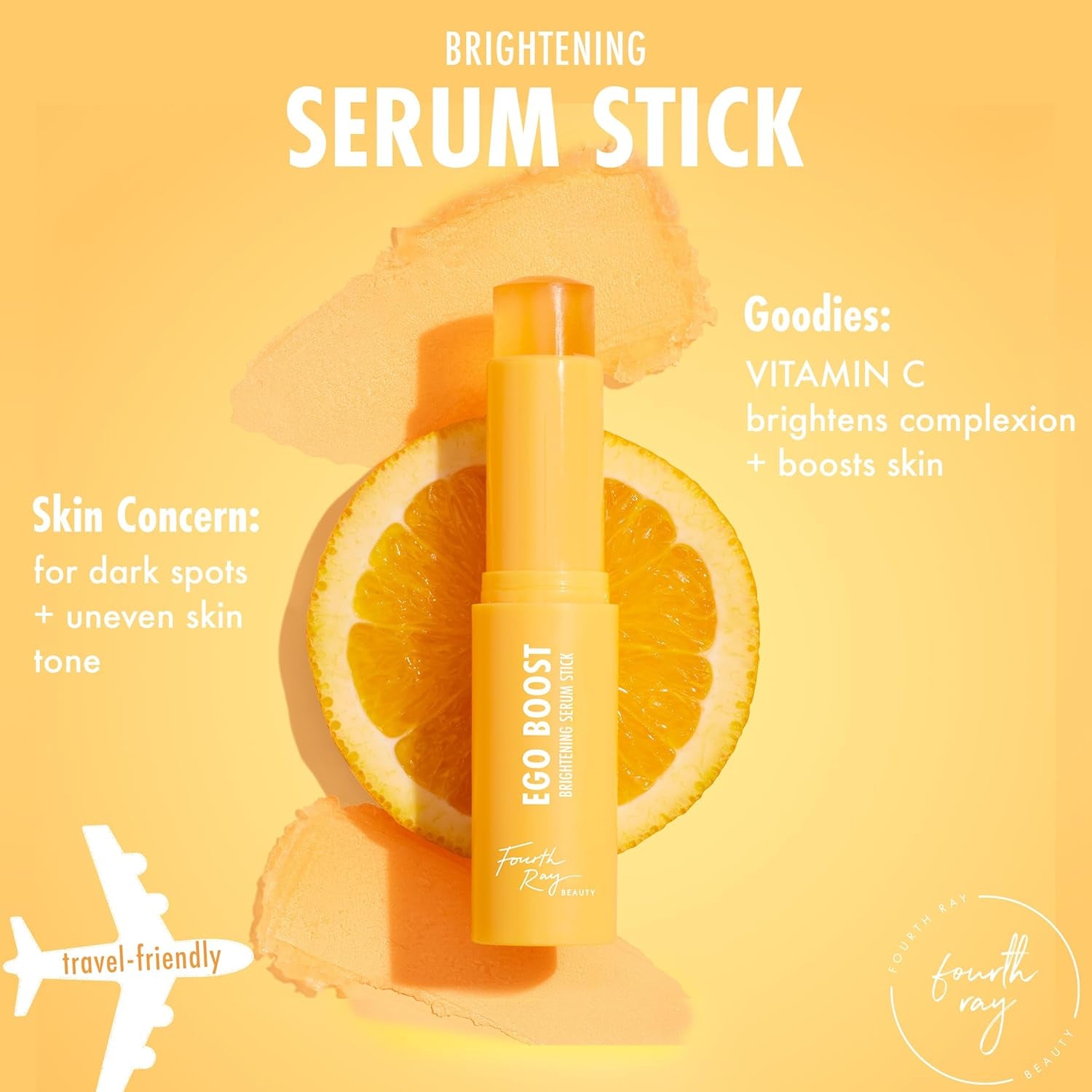 ColourPop Ego Boost Brightening Serum Stick – 7g | Vitamin C Glow-On-The-Go