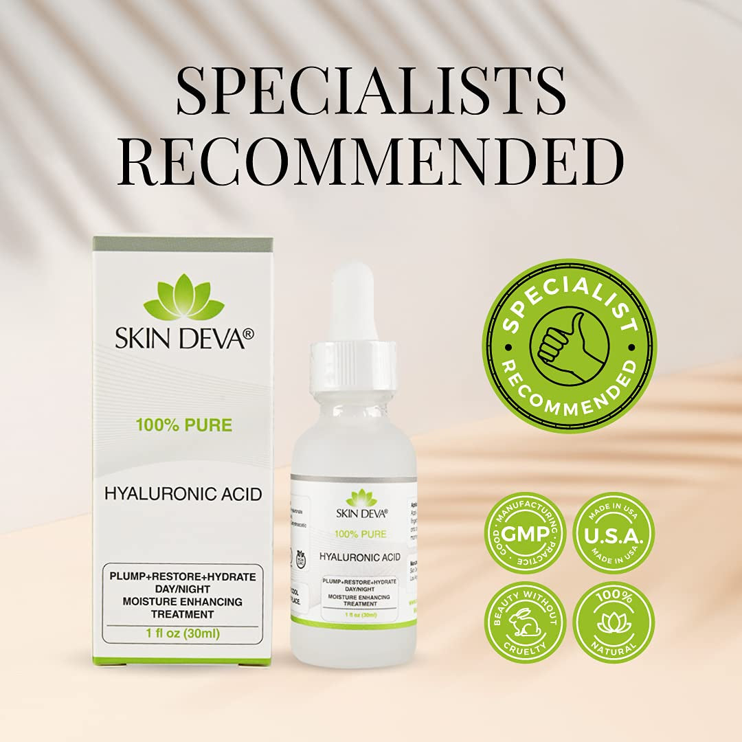 SKIN DEVA 100% Pure Hyaluronic Acid – 30ml | Deep Hydration & Skin Rejuvenation