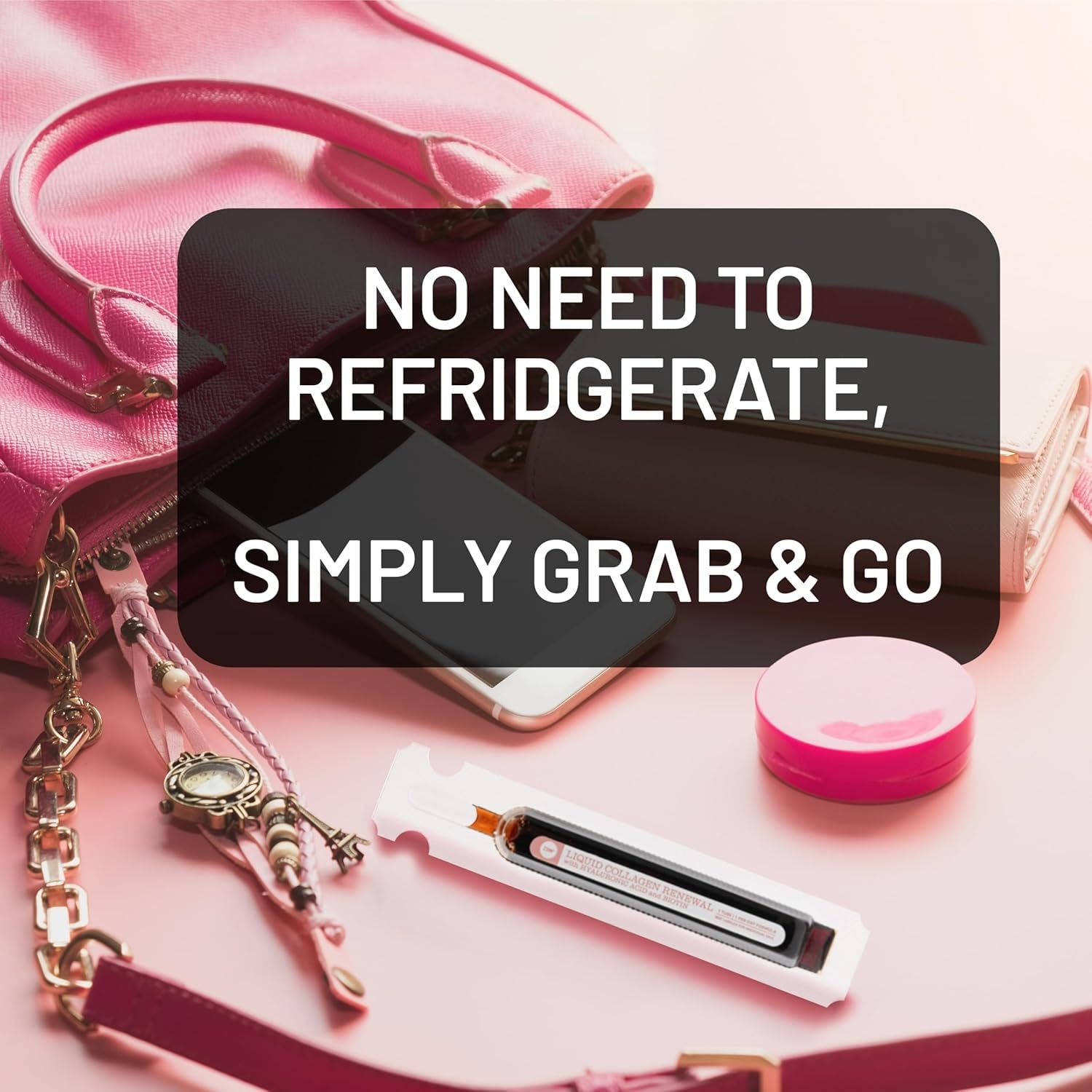 NatureWise Liquid Collagen RENEWAL With Hyaluronic Acid & Biotin (Mixed Berry) - 30 Liquid Tubes, 300ml