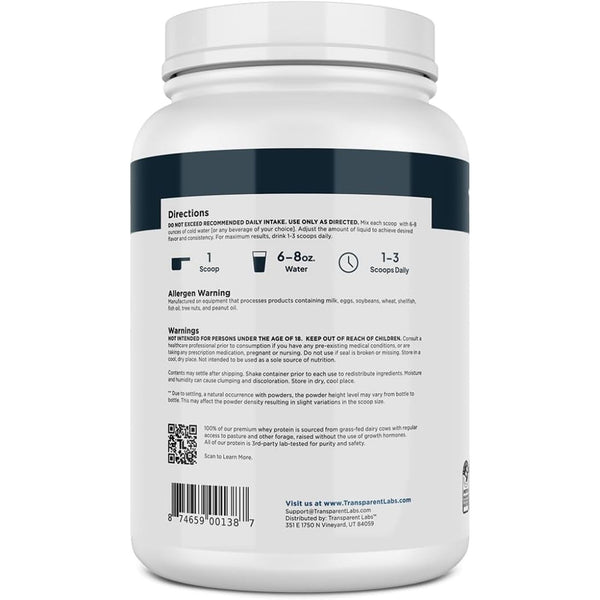 Grass-Fed Whey Protein Isolate - Naturally Flavored, Gluten Free Whey Protein Powder with 28G of Protein per Serving & 9 Amino Acids - 30 Servings, Milk Chocolate