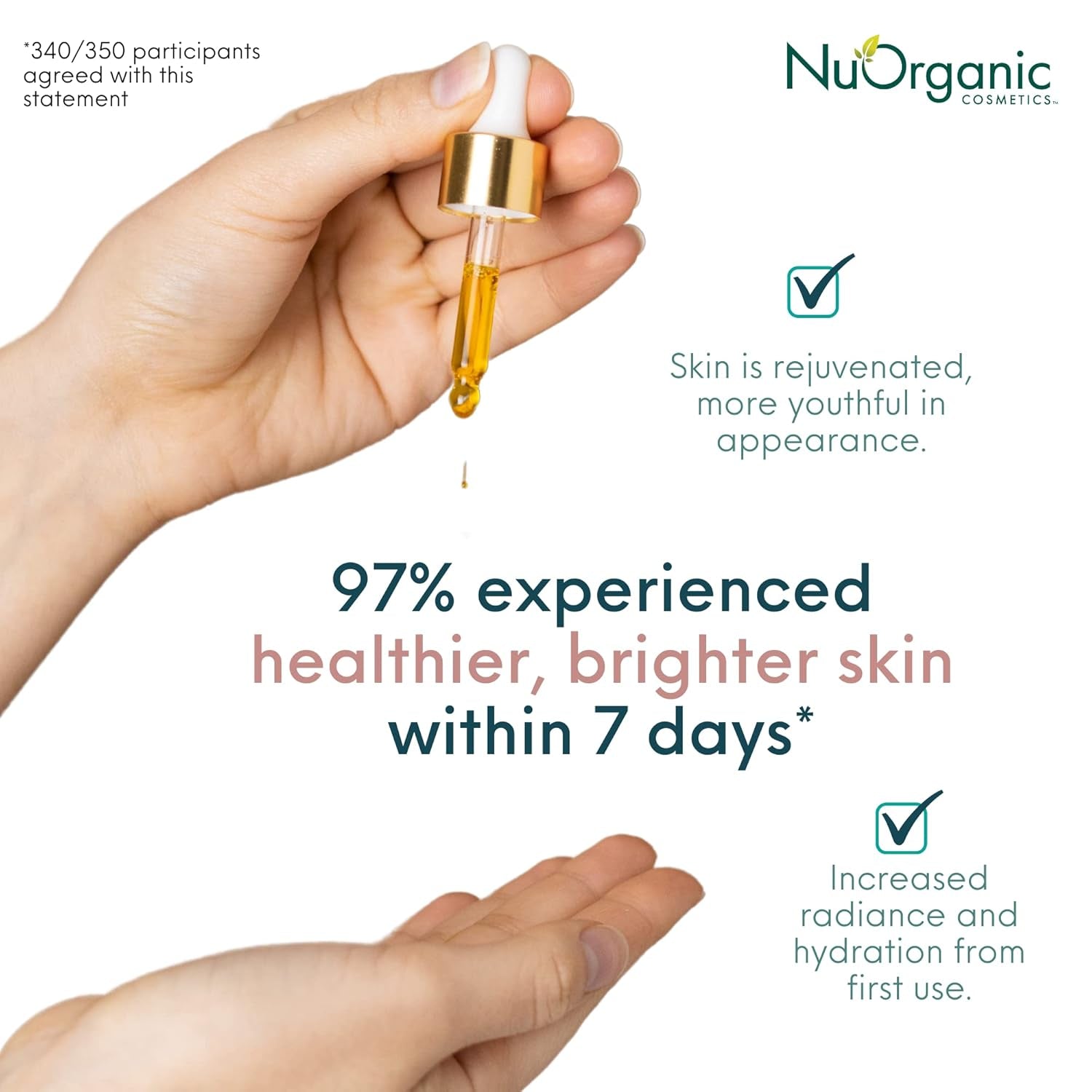 NuOrganic Cosmetics Super C Serum – 30ml | 20% Vitamin C, Ferulic Acid & Plant Stem Cells for Brighter, Younger-Looking Skin