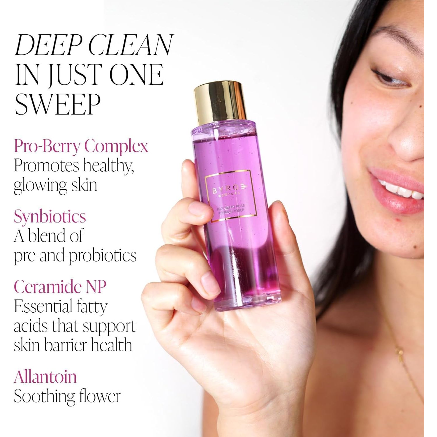 BYROE Pro-Berry Toner for Face – 100ml | Hydrating, Pore-Refining & Oil Balancing