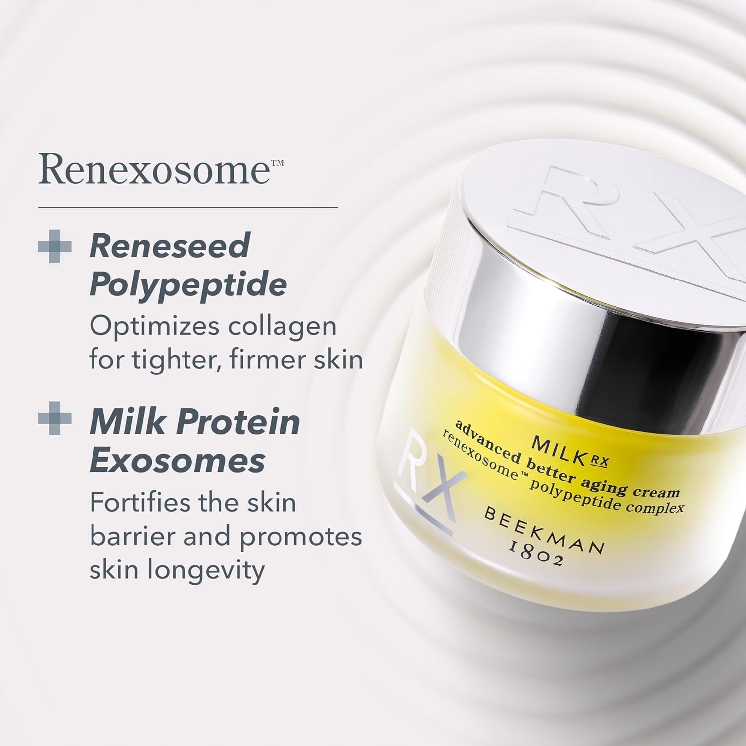 Beekman 1802 Milk RX Advanced Better Aging Cream – 50ml | Anti-Aging, Firming & Hydrating Skincare