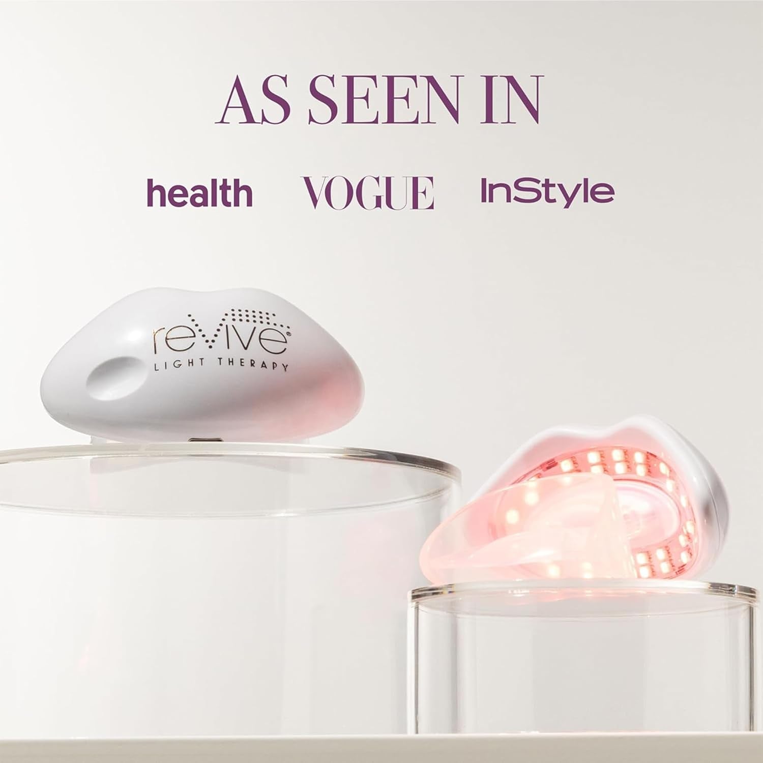 reVive Light Therapy Lip Plumper Device | FDA-Cleared Red Light Lip Care Tool