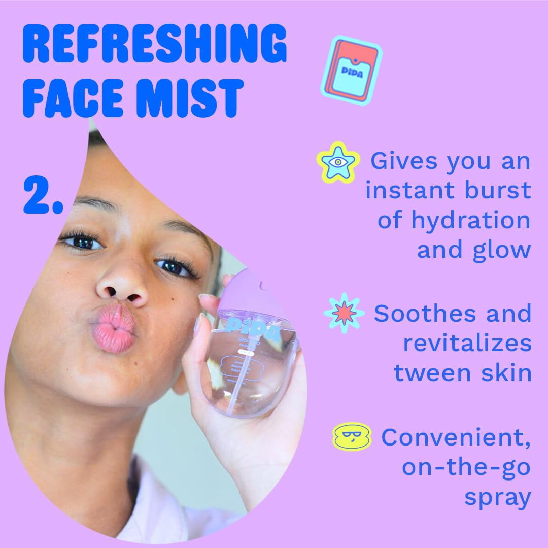 Skincare Start Young Bundle Gift Set | 3-Step Birthday Gift Skin Care Routine for Girls & Tweens 8 to 12 | Alcohol-Free & Safe | Includes Foam Face Cleanser, Face Moisturizer & Facial Mist