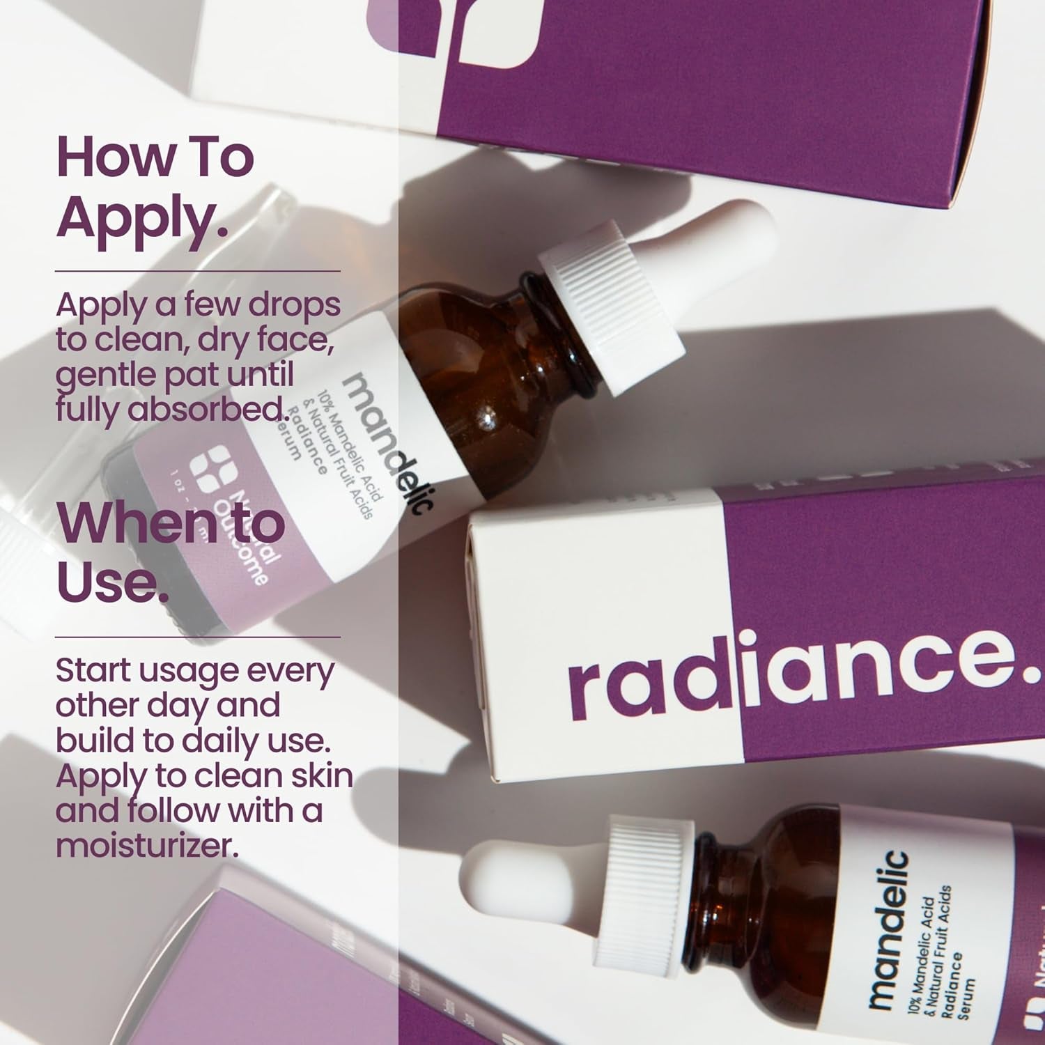 Natural Outcome Mandelic Radiance Serum - 30ml