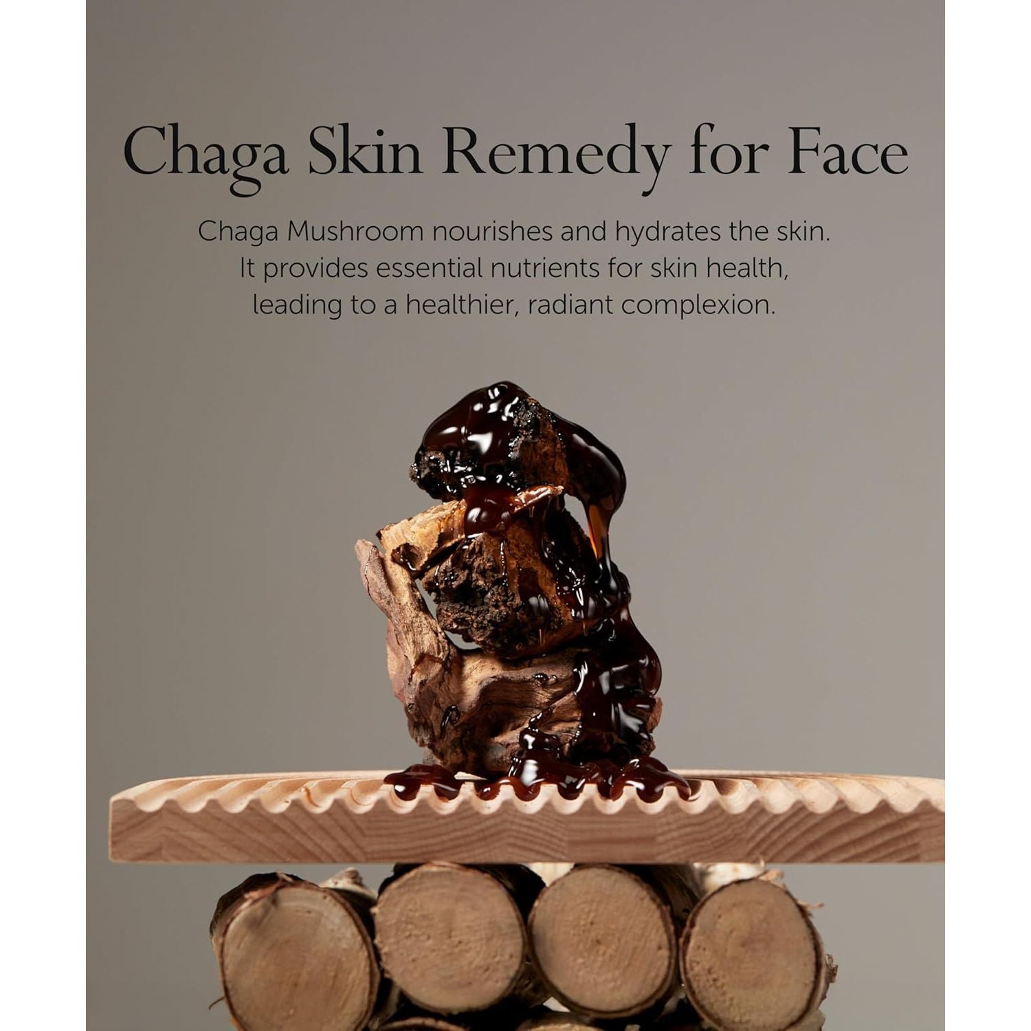 SERUMKIND Chaga Mushroom Serum for Face - Betaine Moisture Boost + Chaga-Derived Beta Glucans - Deep Hydration for Extremely Dry Skin - Korean Skincare - Vegan & Cruelty-Free – 1.01 Fl.Oz.