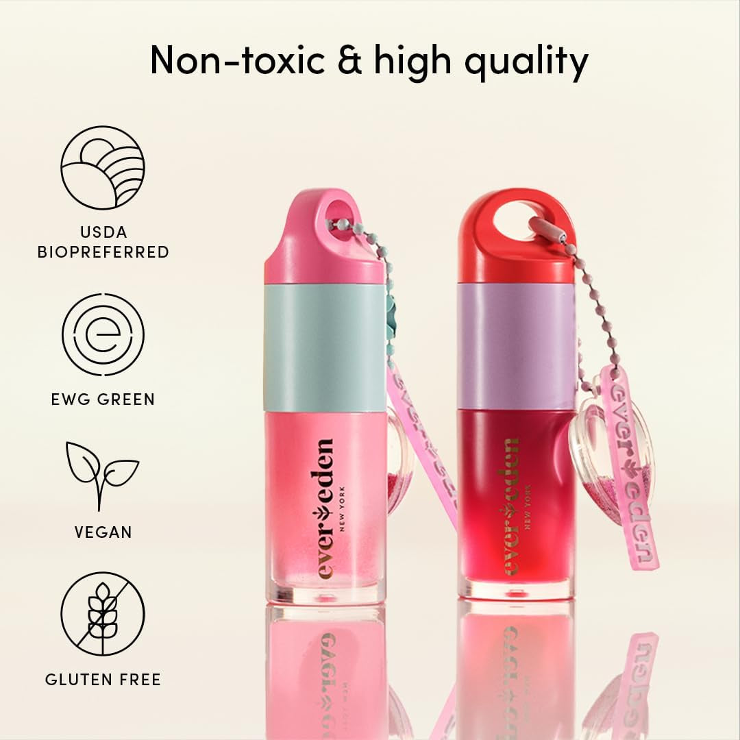 Evereden Happy Kids Skin & Lips Routine – 3-Piece Set | Hydrating Face Care & Lip Oil for Children 3+