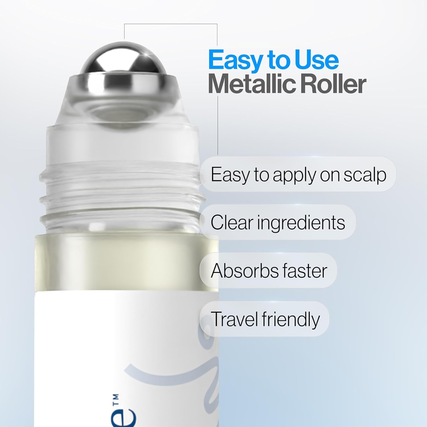 Rosemary Hair Growth Serum Roll on 50 Ml – 3% Rosemary, 3% Redensyl & 2% Anagain | Dht-Blocking Scalp Serum Boosts Oxygen Flow, Reduces Hair Fall | Paraben/Sulfate-Free | Women & Men