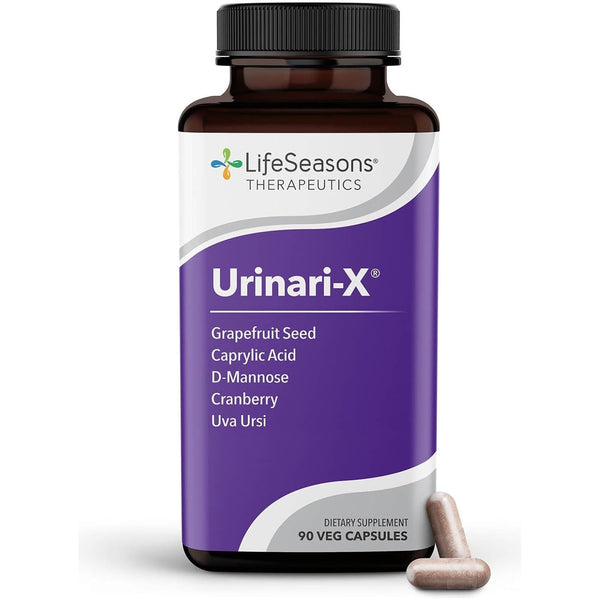 LifeSeasons Urinari-X Extra Strength – 90 Capsules | Fast-Acting Urinary Tract Support with D-Mannose, Cranberry & Antioxidants