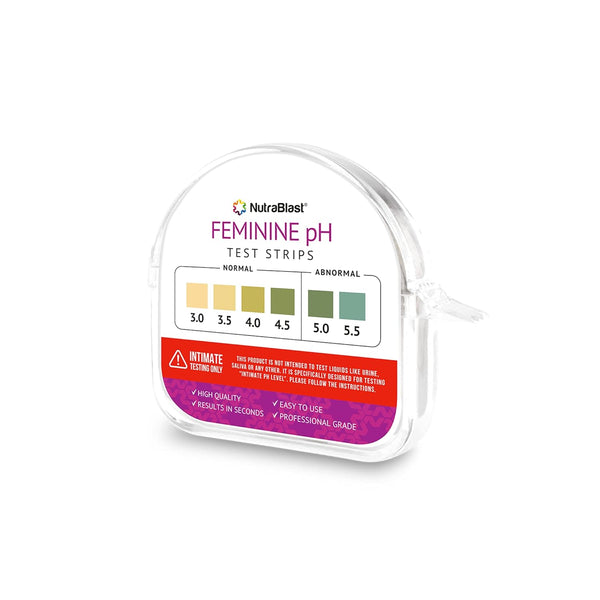 NutraBlast Feminine pH Test Strips 3.0–5.5 – 100 Tests Roll | Accurate, Easy At-Home Vaginal pH Monitoring