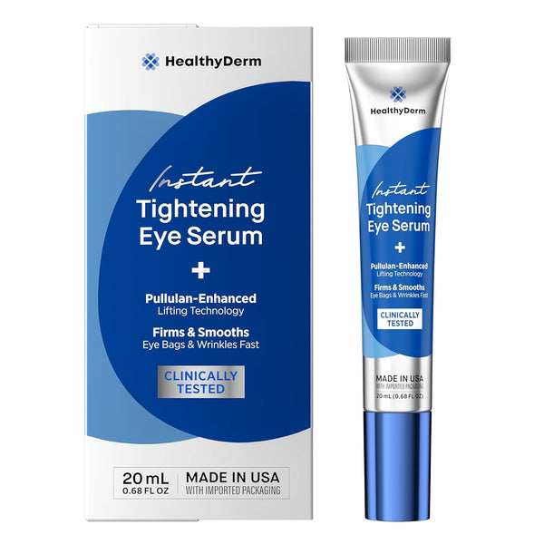 HealthyDerm Instant Tightening Eye Serum + Pullulan Enhanced Lifting Technology – 20ml | Instant Eye Lift & Wrinkle Smoother