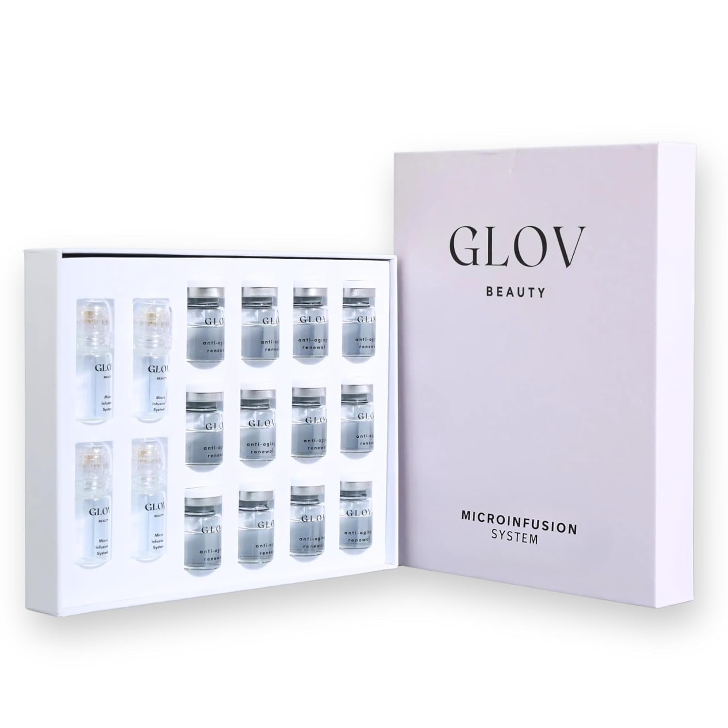 Glov Beauty Micro Infusion System - 4X Infusion Application, 12X Serums
