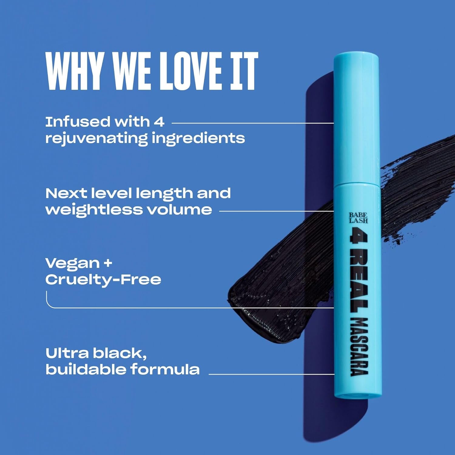 Babe Original 4 Real Mascara - Black, 8.5g