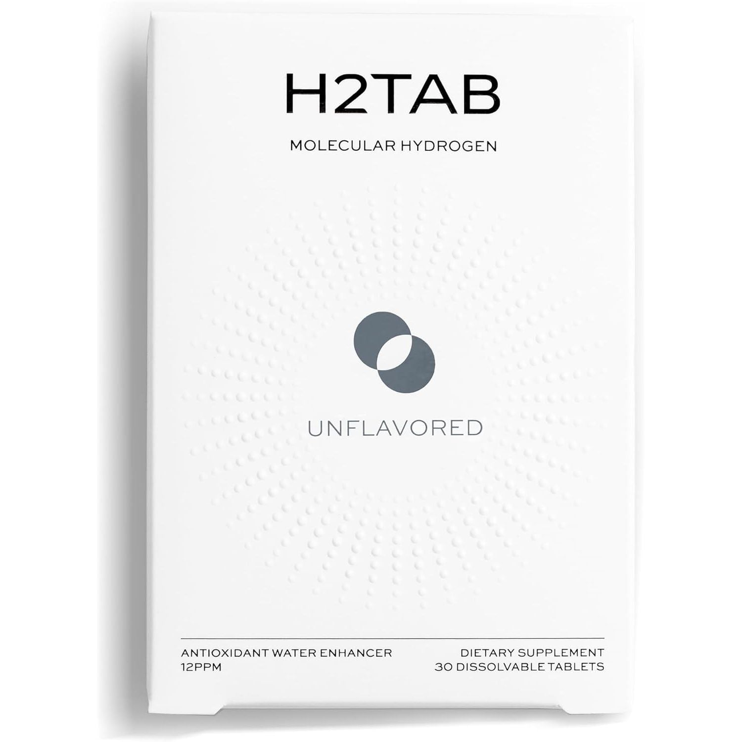 H2TAB Molecular  Hydrogen (Unflavored) - 30 Dissolvable Tablets