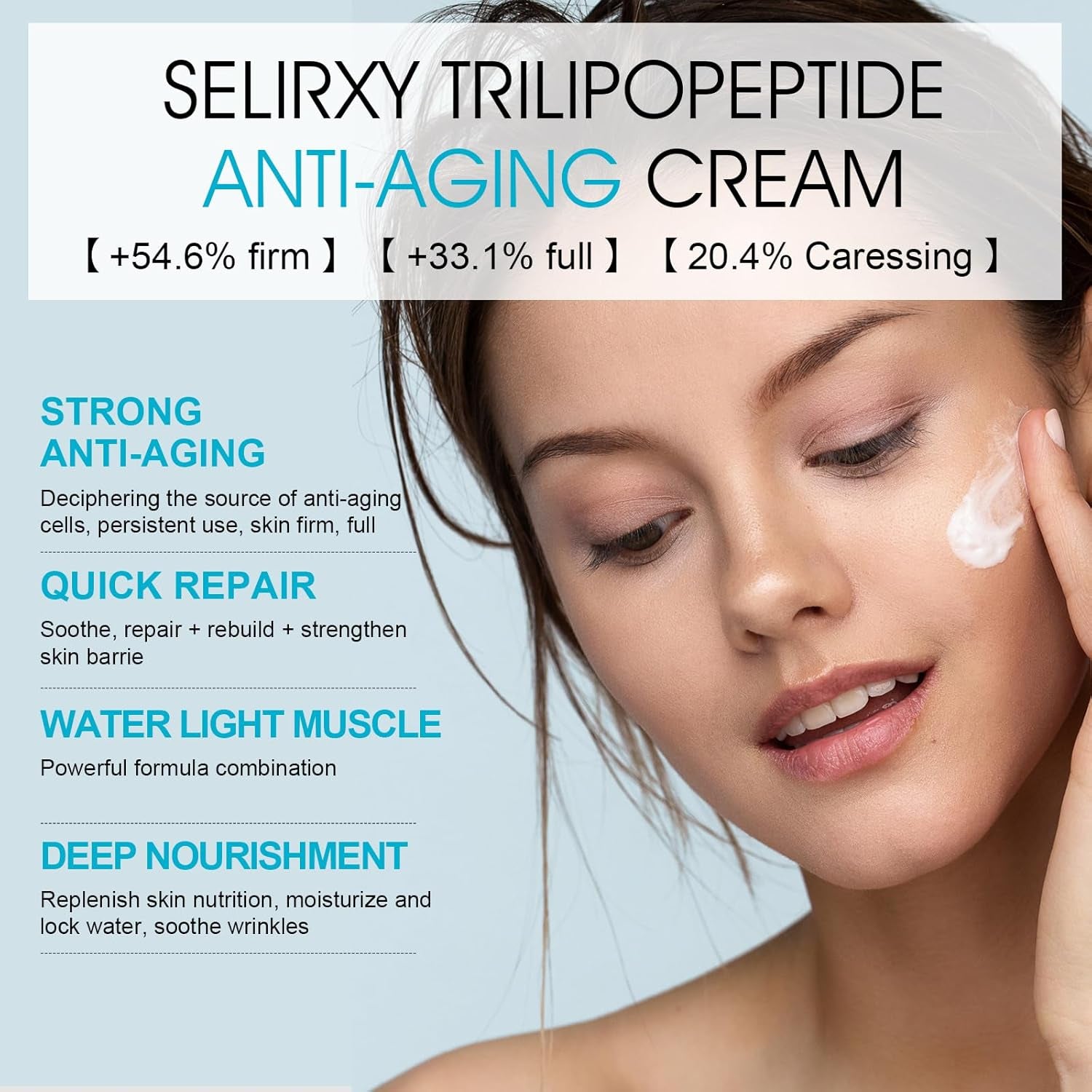 Nodfens Triple Lipid Peptide Facial Cream – 50g | Deep Nourishment, Firming & Anti-Aging Care for Mature Skin