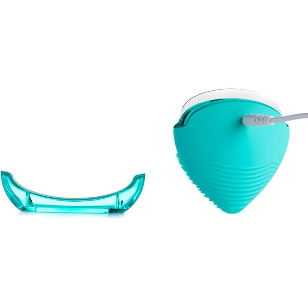 Pop Sonic Strawberry 3-in-1 Skin Exfoliating Cleanser (Turquoise) | Cleanse, Massage & Exfoliate Face & Body