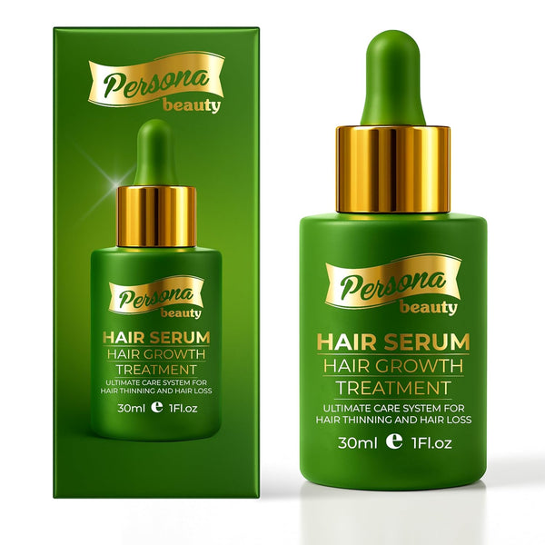 Hair Growth Serum – Advanced Biotin with Caffeine, Peptides, Botanical Extract for Thicker, Fuller, Longer Hair, Reduces Hair Thinning, Hair Regrowth Tonic, Hair Loss Treatment for Men & Women, 30Ml