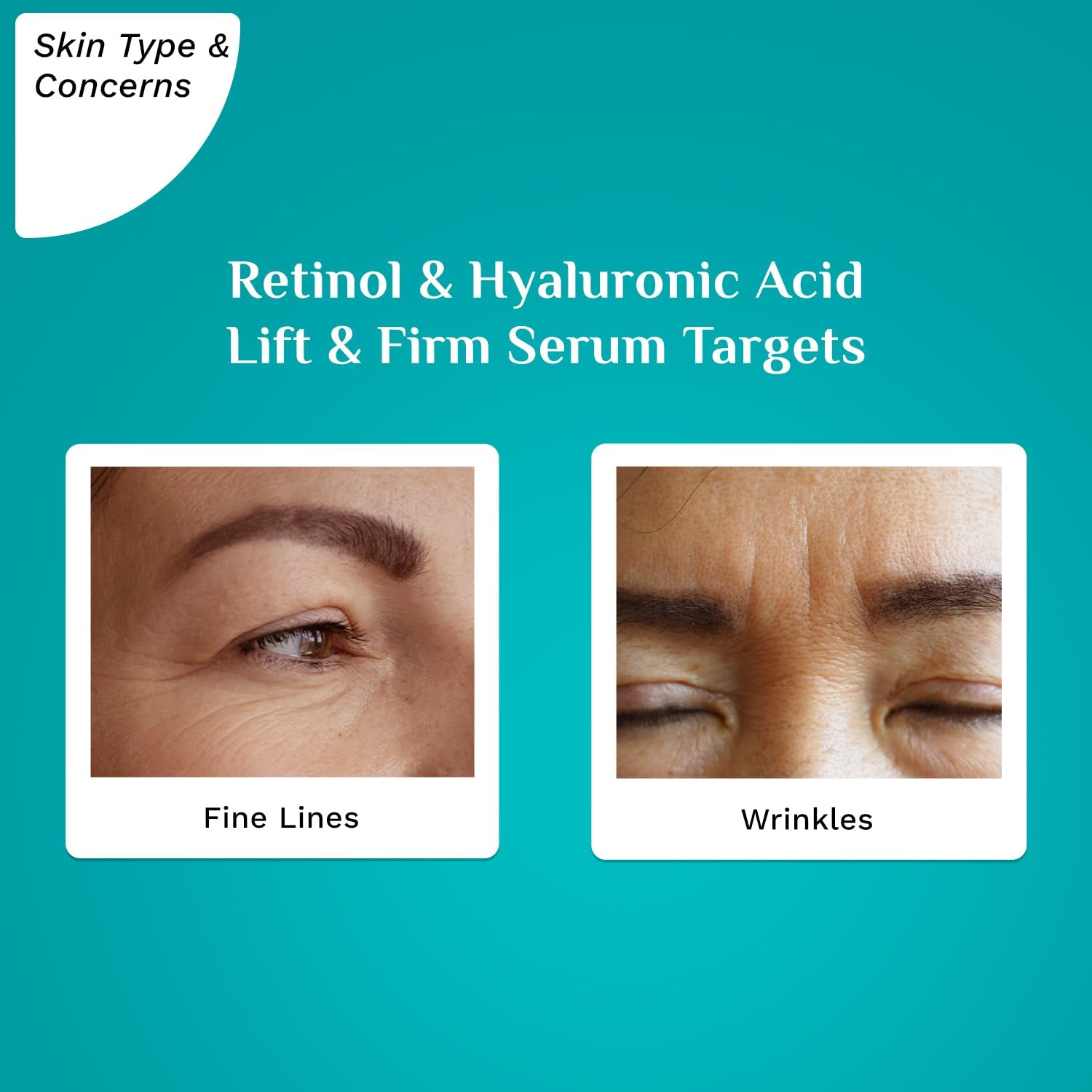 PILGRIM Korea Retinol & Hyaluronic Acid Lift & Firm Serum – 30mL | Anti-Aging, Hydrating & Firming Formula