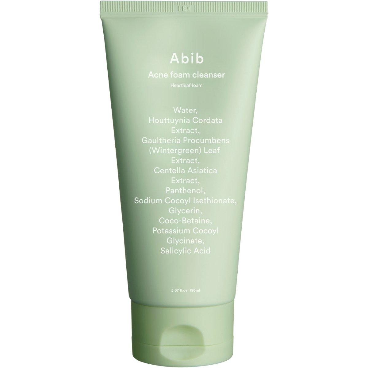 ABIB Acne Foam Cleanser Heartleaf Foam (150ml) - Glam Global UK