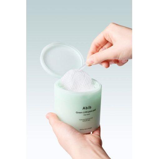 Abib Green LHA Pore Pad - 60 Pads | Gentle Exfoliation & Pore Care - Glam Global UKAbib