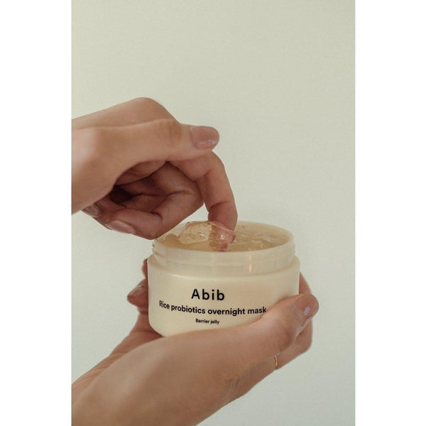 Abib Rice Probiotics Overnight Mask Barrier Jelly - 80ml | Firming & Repairing - Glam Global UKAbib
