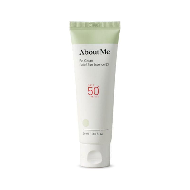 [About Me] Be Clean Relief Sun Essence EX SPF 50+ PA++++ 50ml - Glam Global UK