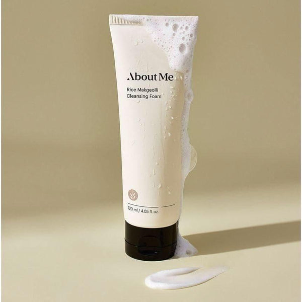 [About Me] Rice Makgeolli Cleansing Foam - 120ml Rice Bran Water Face Wash for Clear Skin - Glam Global UKAbout Me