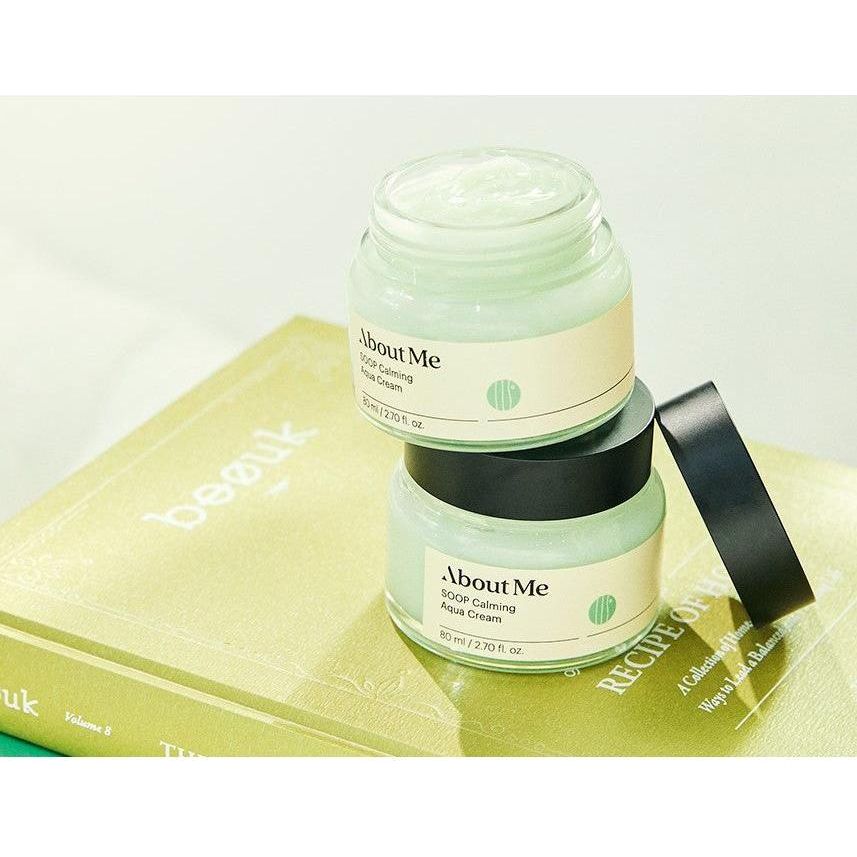 [About Me] SOOP Calming Aqua Cream 80ml - Glam Global UK