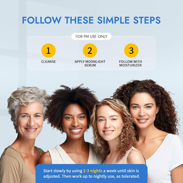 MAELOVE Moonlight Retinal Super Serum – 30ml | 10x Potent Retinol Alternative for Anti-Aging & Acne-Prone Skin