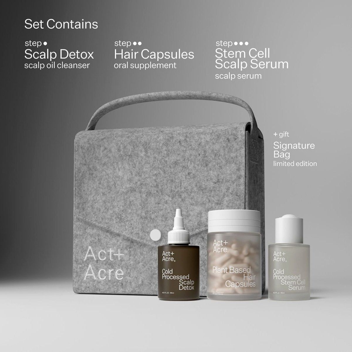 Act+Acre Advanced Fuller Hair System | Trichologist - Developed Solution for Thinning Hair - Glam Global UK