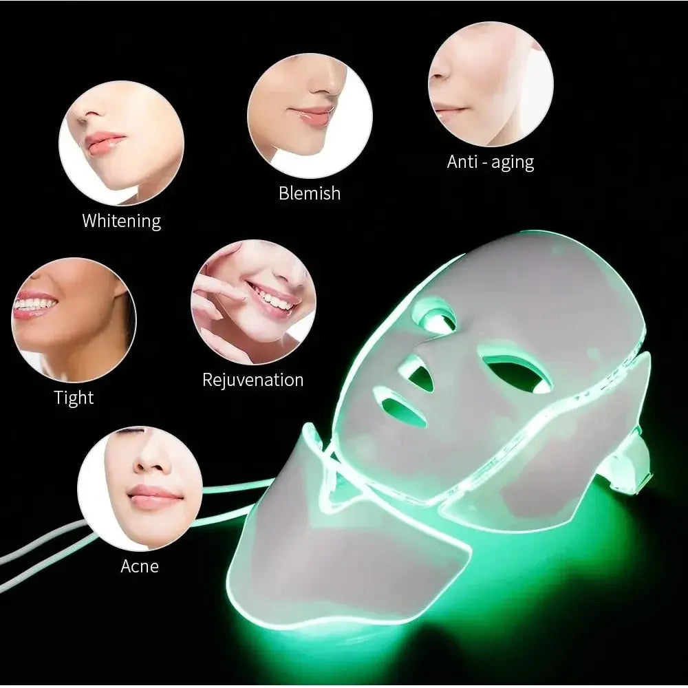 Advanced LED Light Therapy Acne Mask - Glam Global UK