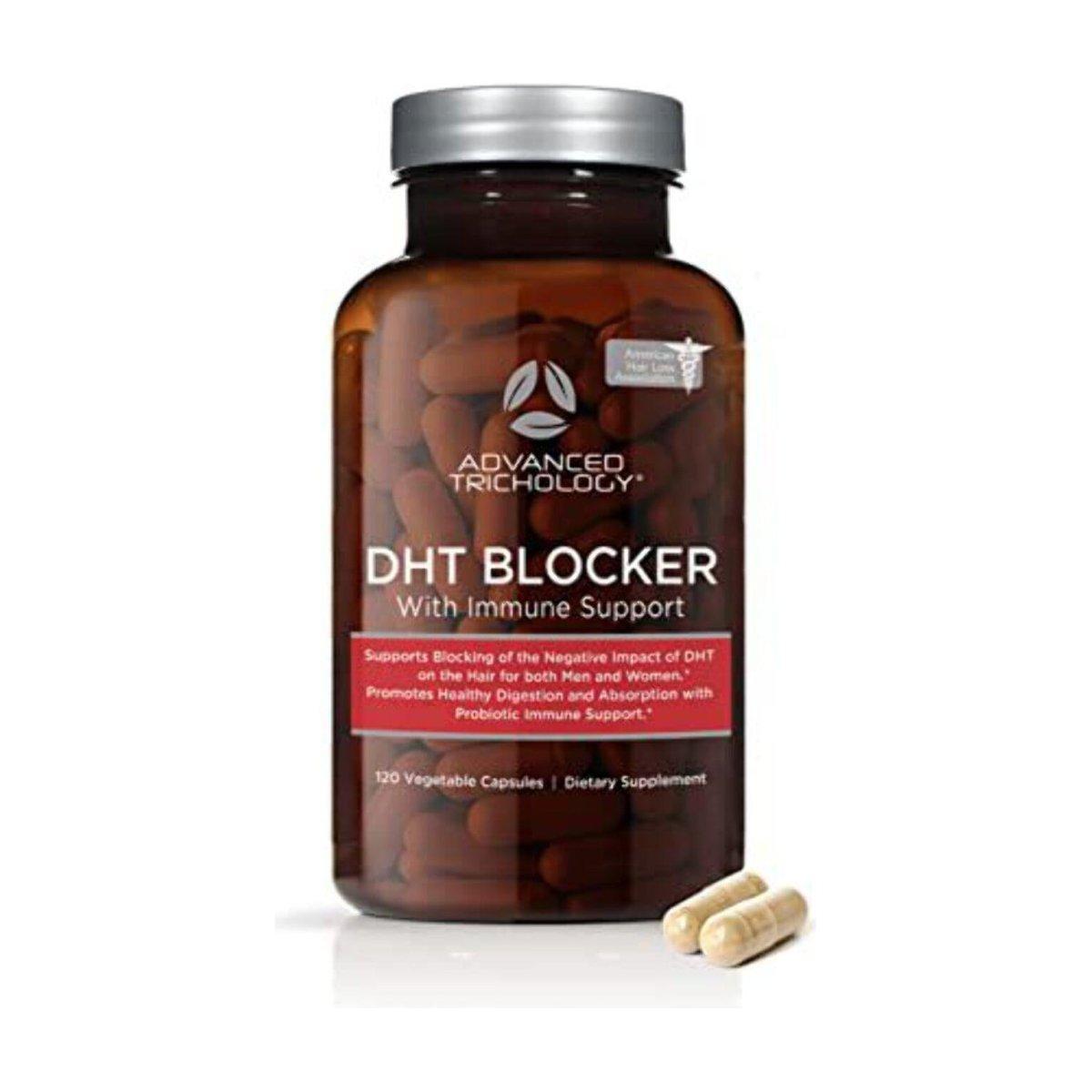 Advanced Trichology DHT BLOCKER Hair Growth Supplement - 120 Capsules - Glam Global UK