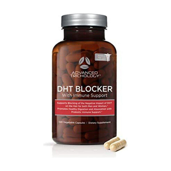 Advanced Trichology DHT BLOCKER Hair Growth Supplement - 120 Capsules - Glam Global UKAdvanced Trichology