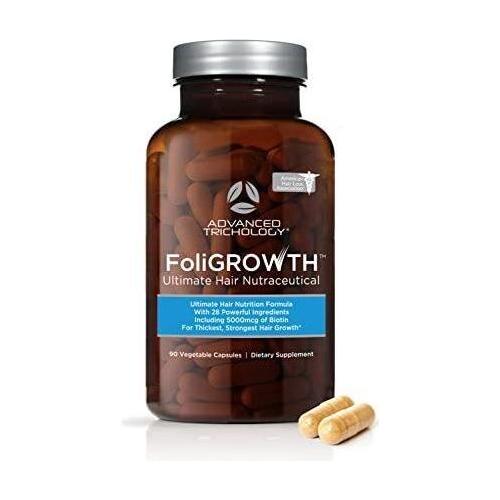 Advanced Trichology Foligrowth Hair Growth Supplement - 90 Capsules - Glam Global UKAdvanced Trichology