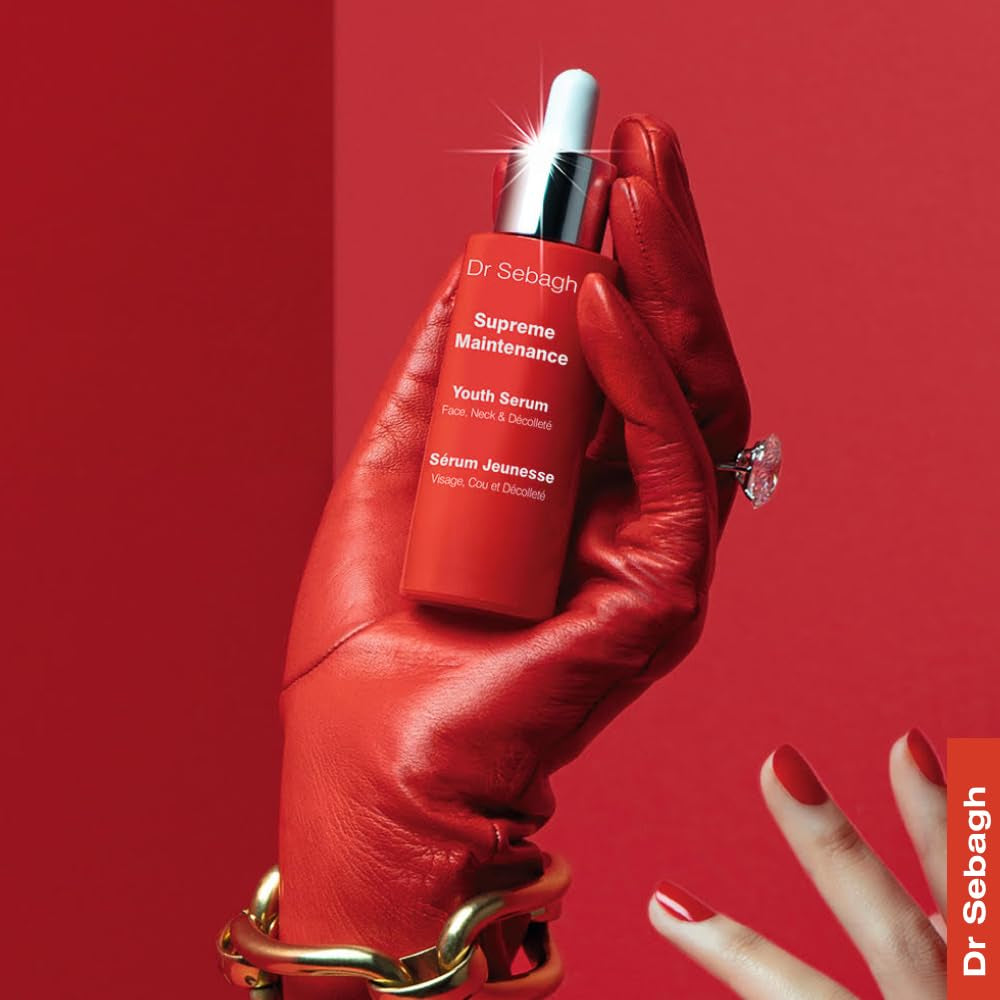 Dr Sebagh Supreme Maintenance Youth Serum – 30ml | Award-Winning Anti-Aging Serum with Resveratrol, Peptides & Hyaluronic Acid