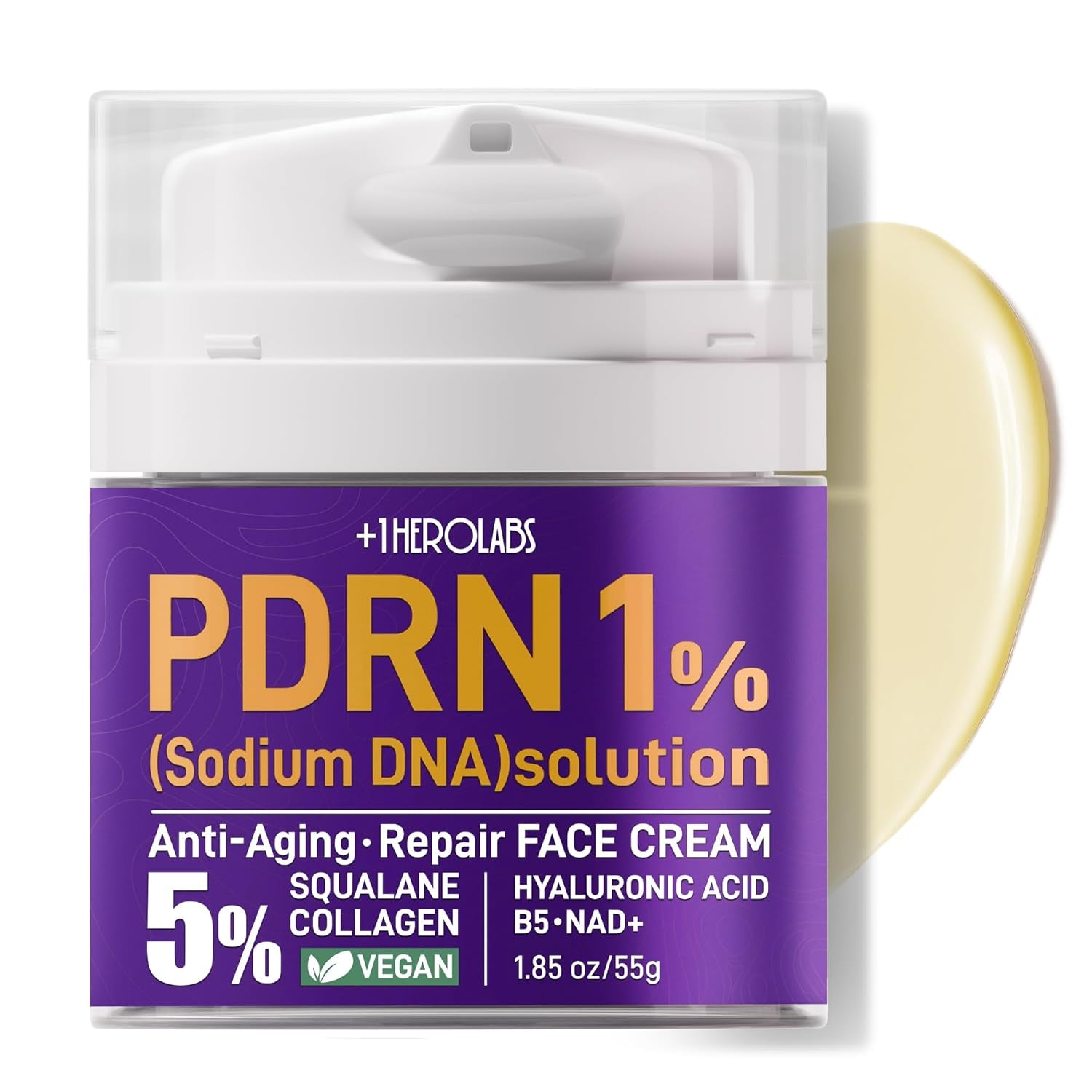 +1HEROLABS PDRN 1% (Sodium DNA) Solution Face Cream - 55g