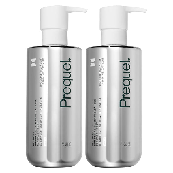 Prequel Gleanser | Non-Drying Glycerin Cleanser – 400ml (Pack of 2)