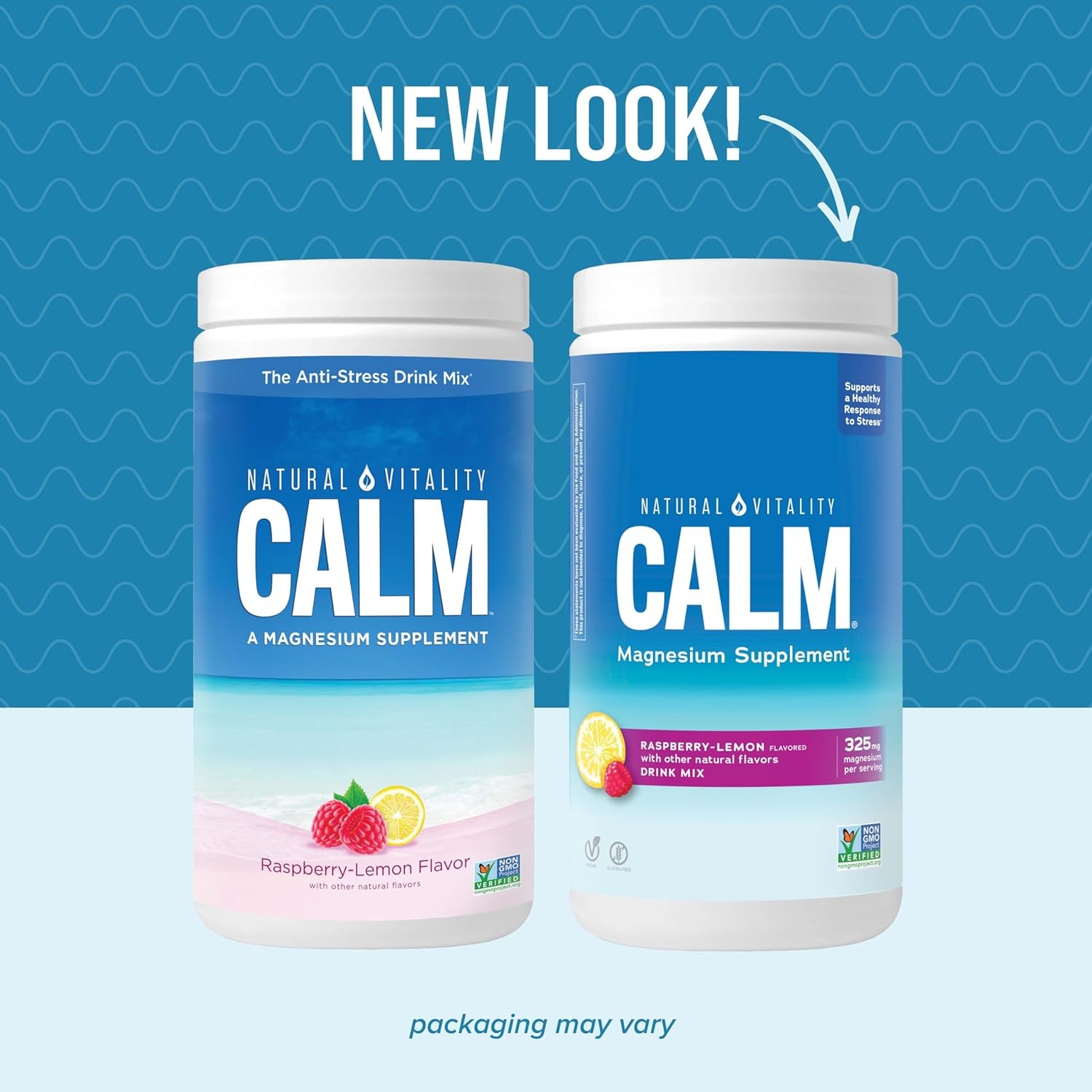 Natural Vitality Calm Magnesium Supplement – 453g (Raspberry-Lemon) | Stress Relief, Relaxation & Sleep Support