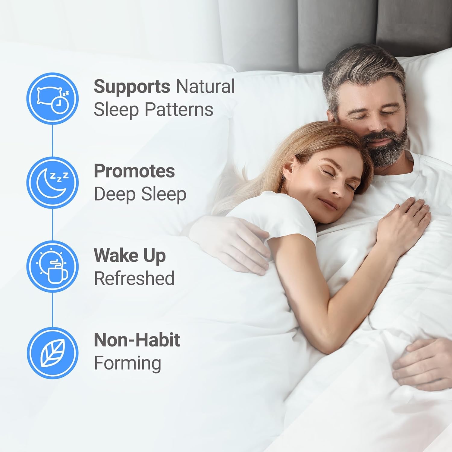 Nested Naturals Luna Gentle Sleep Supplement (Melatonin-Free) – 60 Vegan Capsules | Natural, Non-Habit Forming Sleep Aid