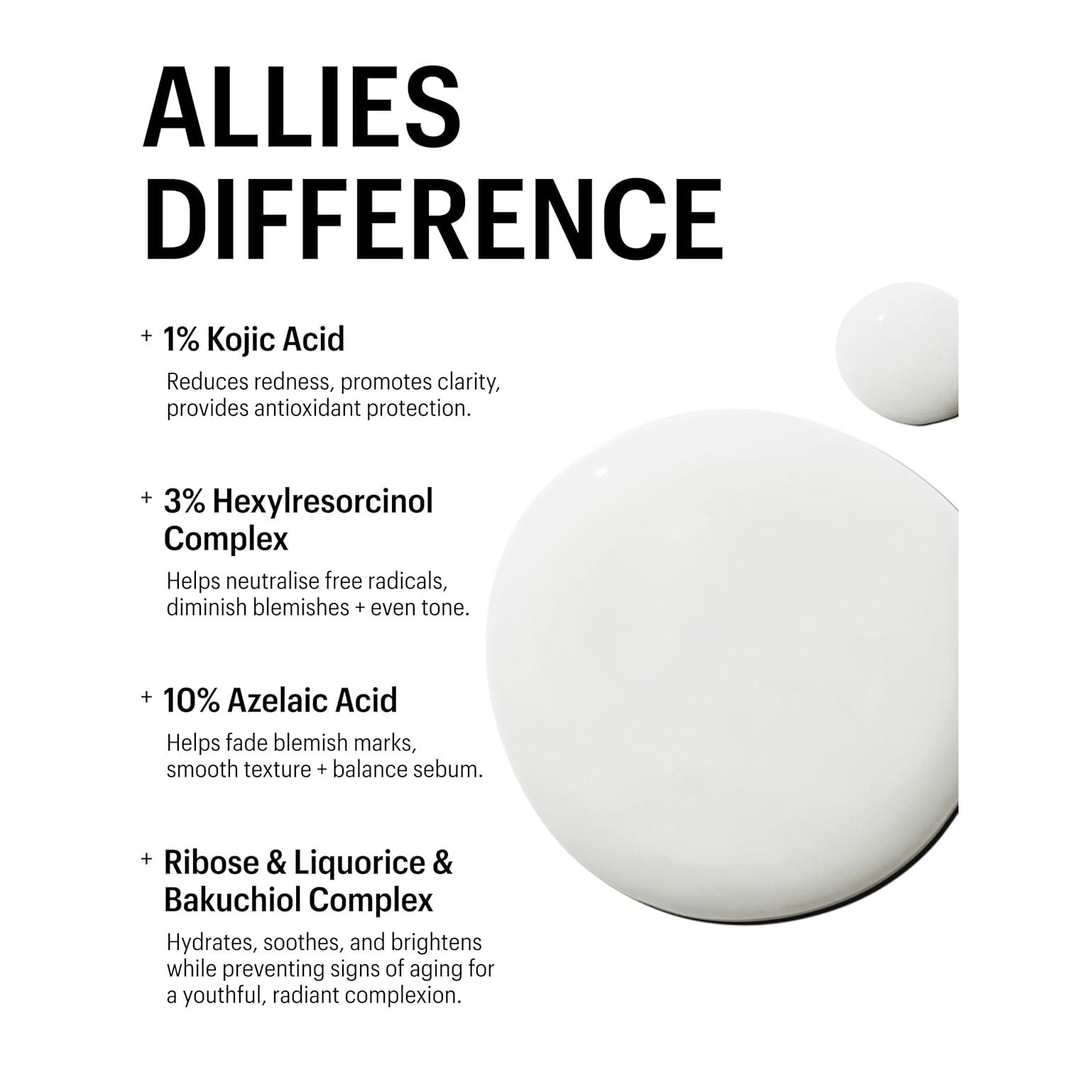 Allies of Skin Azelaic & Kojic Advanced Clarifying Serum – 30ml | 33% Clearer Skin in 1 Month