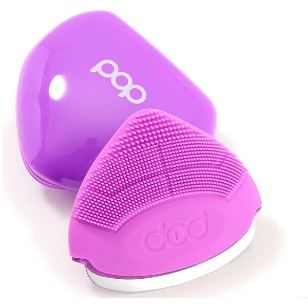Pop Sonic Strawberry 3-in-1 Skin Exfoliating Cleanser (Purple) – Compact, Rechargeable Device for Cleansing, Massaging & Exfoliating