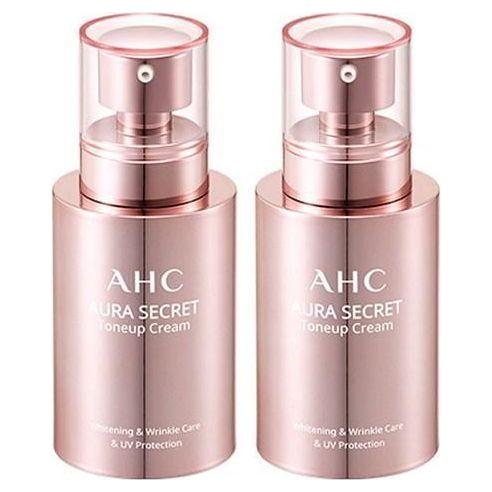 AHC Aura Secret Tone Up Cream SPF30 PA++ - 50ml × 2 Pack | Radiant Glow & Skin Protection - Glam Global UKAHC