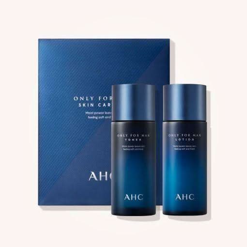 AHC Only For Men Skin Care Set (Toner 150ml + Lotion 150ml) - Glam Global UKAHC