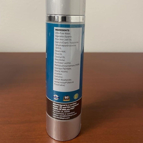 BIOLABS PRO Natural Dhea 20mg Cream - Three Month Supply (Unscented - 100ml) - Glam Global UKBIOLABS PRO