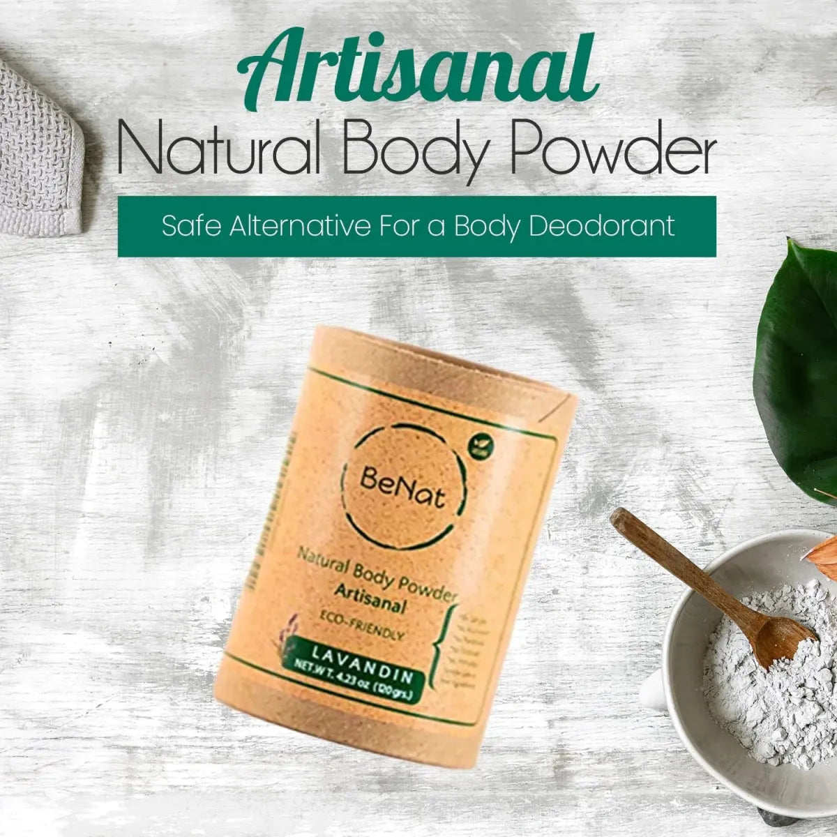 All - Natural Eco - Friendly Body Powder - Glam Global UK