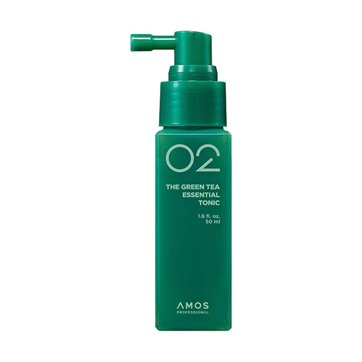 amos PROFESSIONAL THE GREEN TEA ESSENTIAL TONIC 50ml - Glam Global UKamos PROFESSIONAL